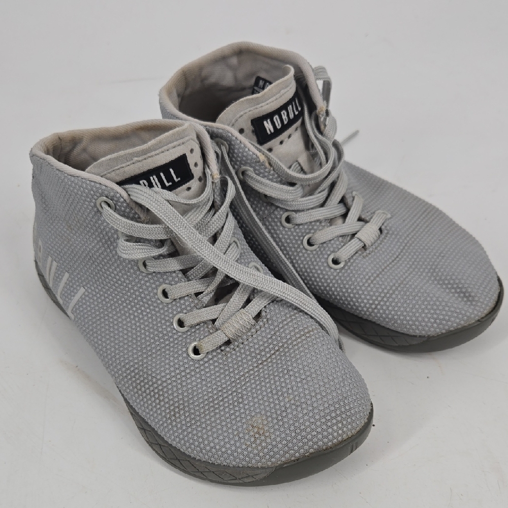 NOBULL Light Gray High-Top Trainers